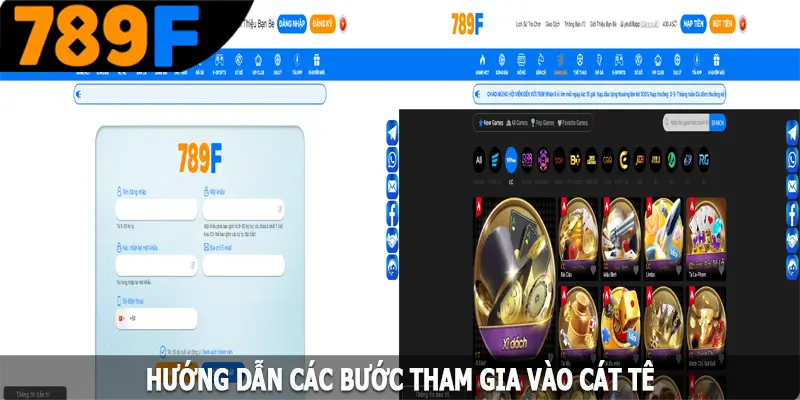 Hướng dẫn các bước tham gia vào cát tê Hướng dẫn các bước tham gia vào cát tê